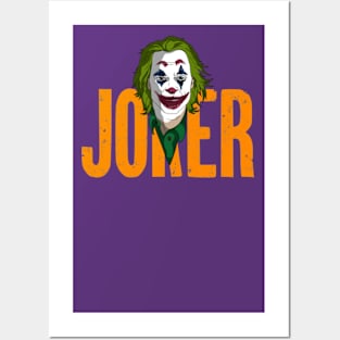 JOKER purple Posters and Art